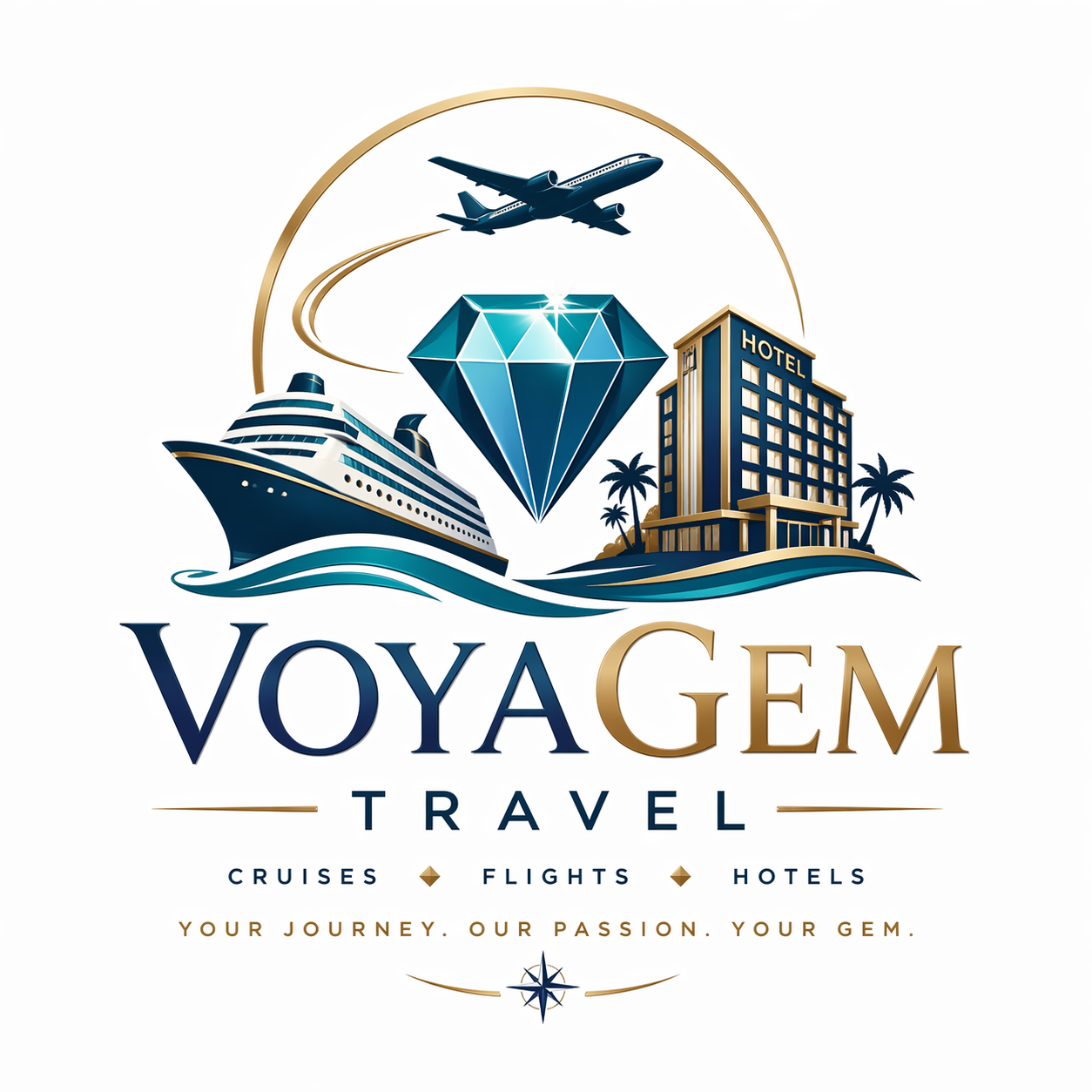 VoyaGem Travel logo